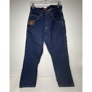 Wrangler Riggs Workwear Men's Jeans‎ Size 30x30 Straight Carpenter Blue Denim